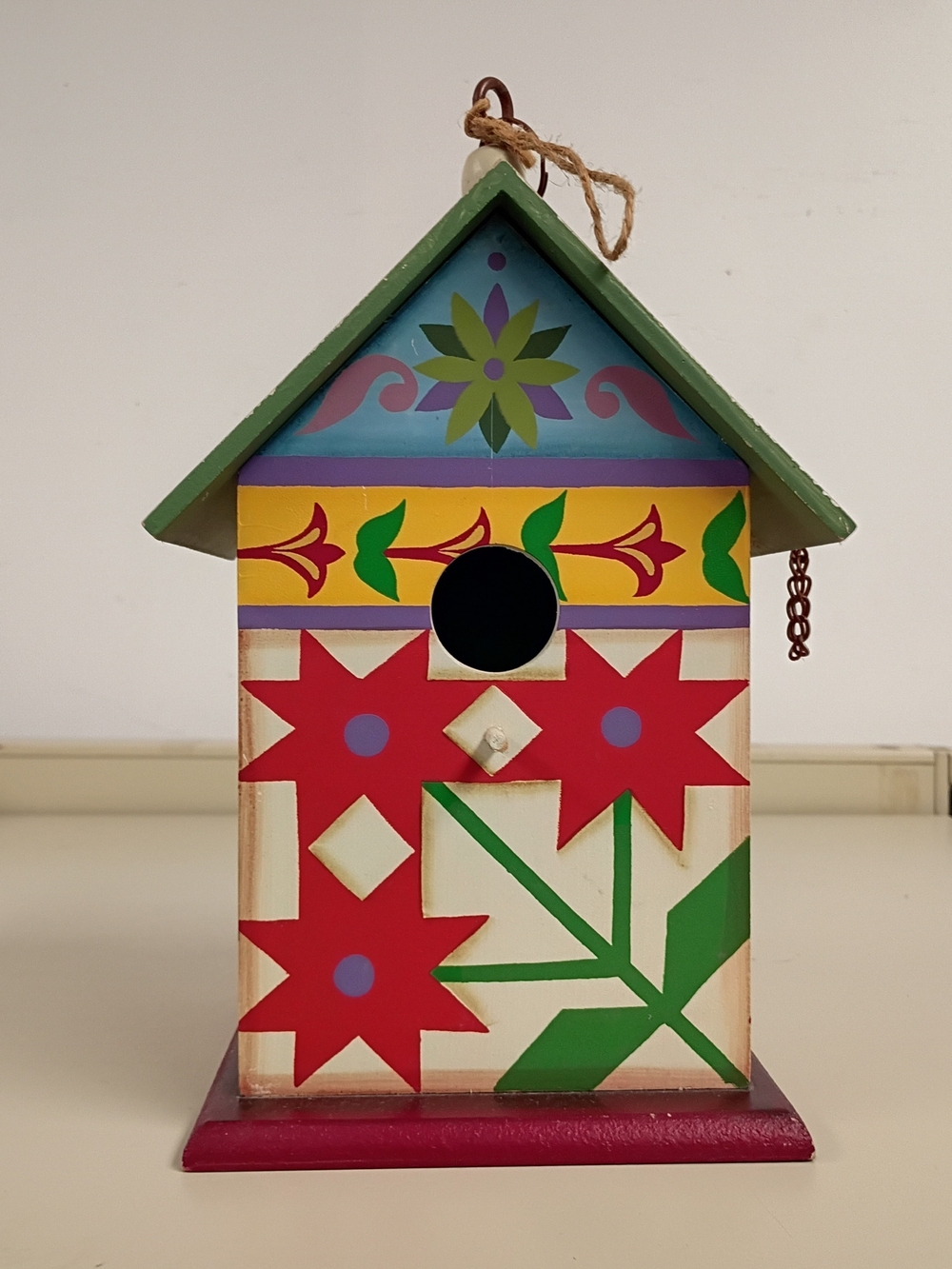 Collectible Jim Shore Heartwood Creek Multicolor Painted Wooden Birdhouse